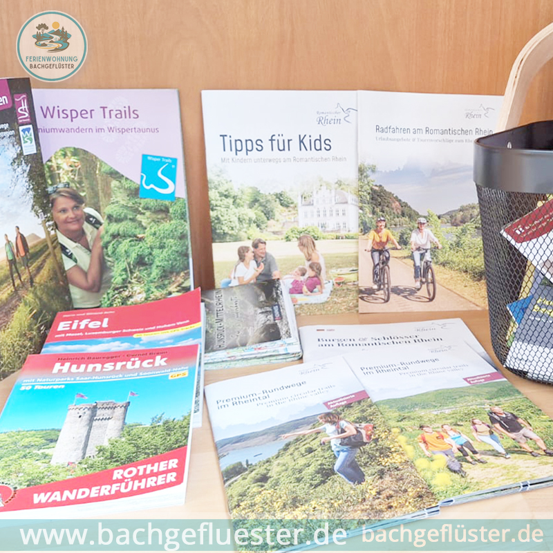 Fewo Prospekte & Info Material - Ferienwohnung Bachgeflüster in St. Goar am Rhein