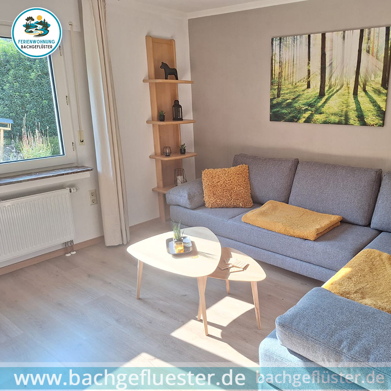Fewo Wohnzimmer 001- Ferienwohnung Bachgeflüster in St. Goar am Rhein